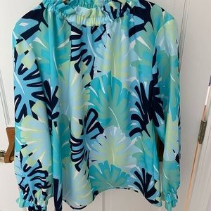 Sail to Sable Ruffle Jersey Top